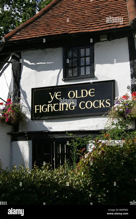 Fighting Cocks Inn .